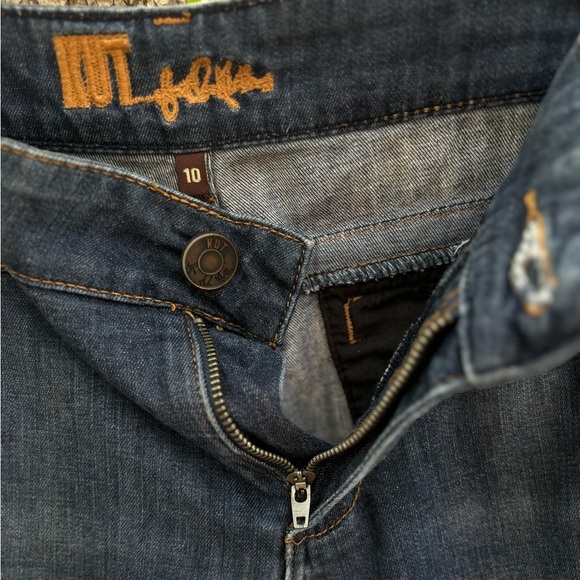 KUT from the Kloth Bermuda Mid Rise Denim Jean Shorts - Picture 3 of 11